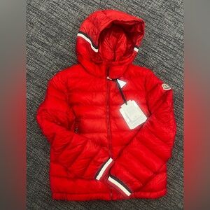 Moncler Vibrant Red Kids Puffer Jacket